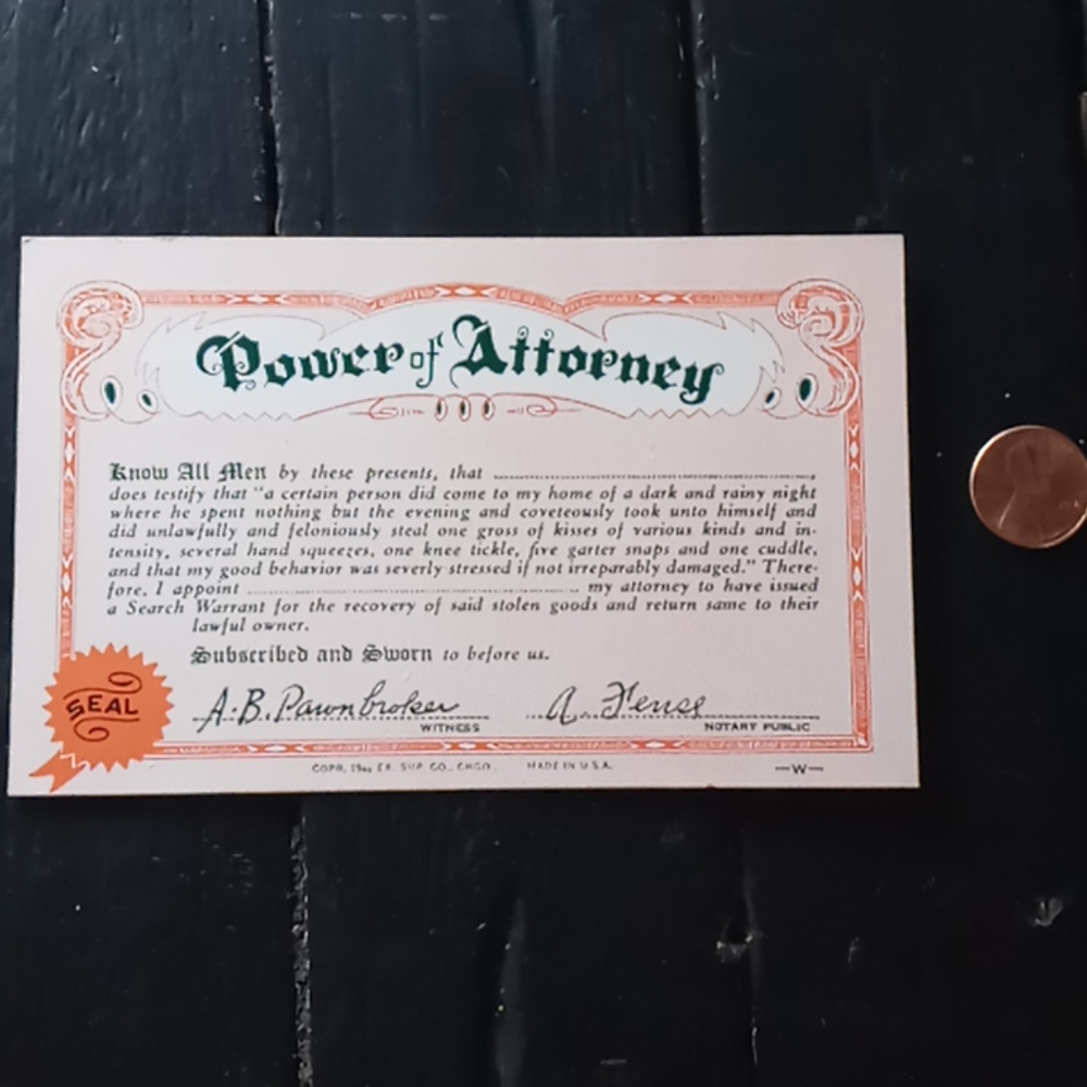 1941 arcade card